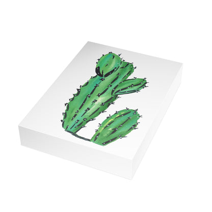 Succulent Watercolor Painting Card, Cactus, Greeting Card Set, Get Well, Just Because or BIrthday fun, Original Art Thoughtful Card.