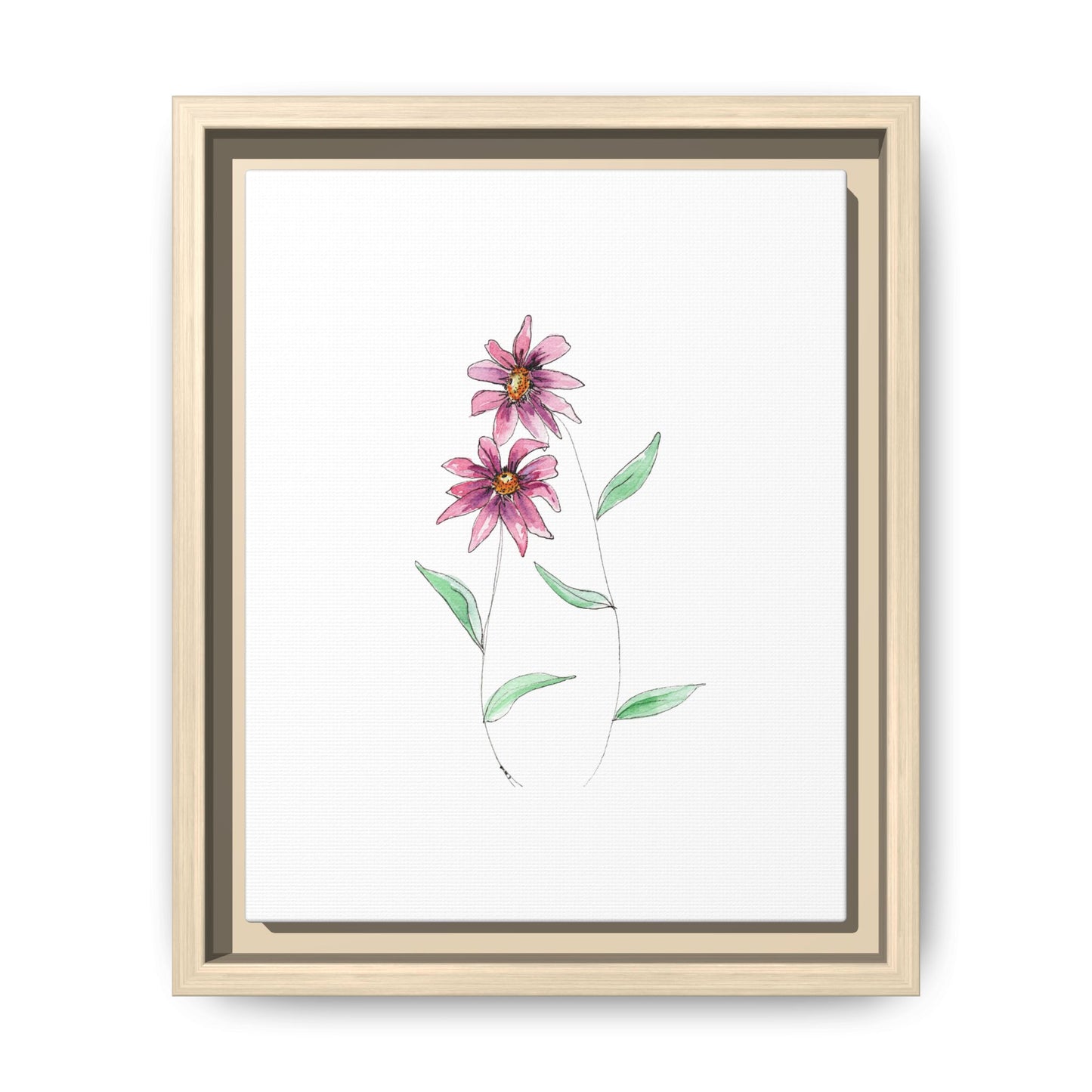 Matte Canvas, Framed (Multi-color)