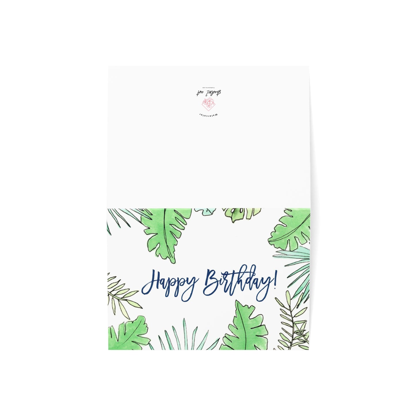 Tropical Palms Birthday Greeting Cards