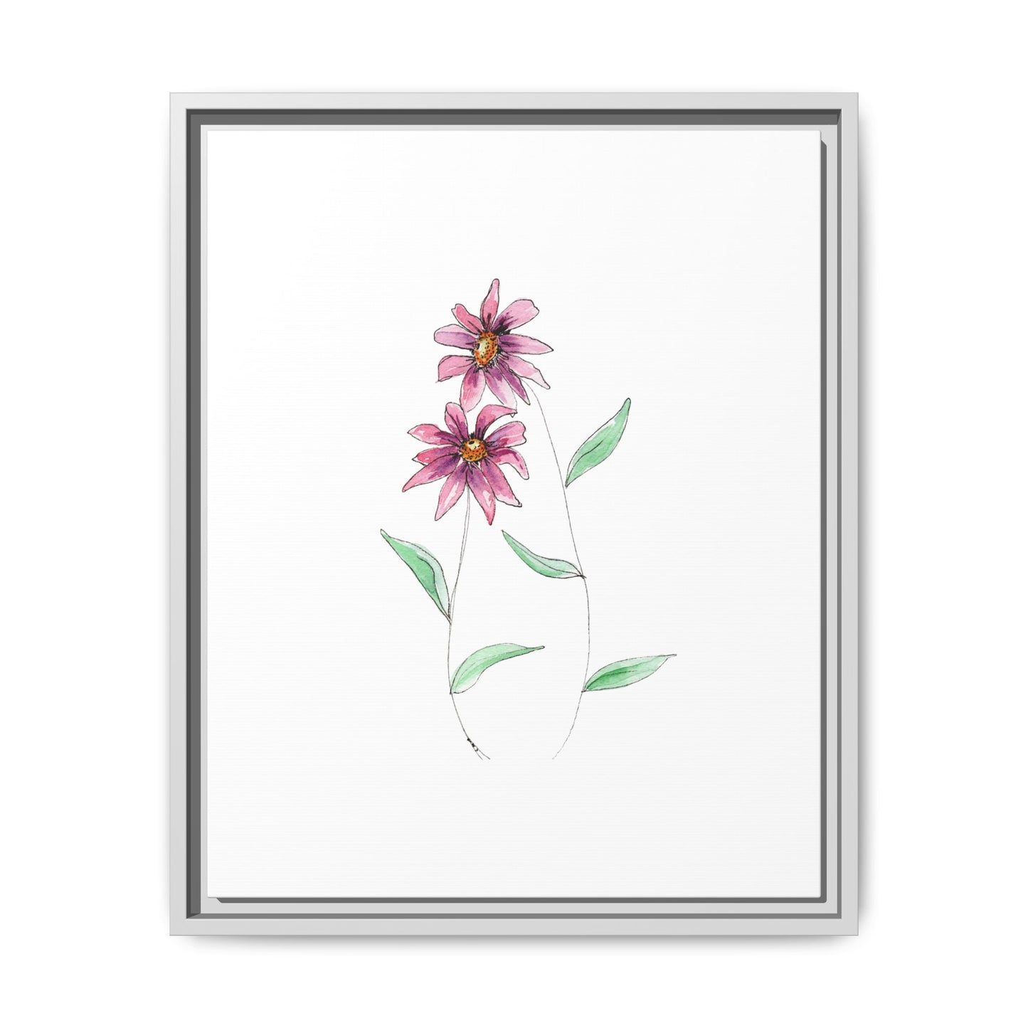 Matte Canvas, Framed (Multi-color)