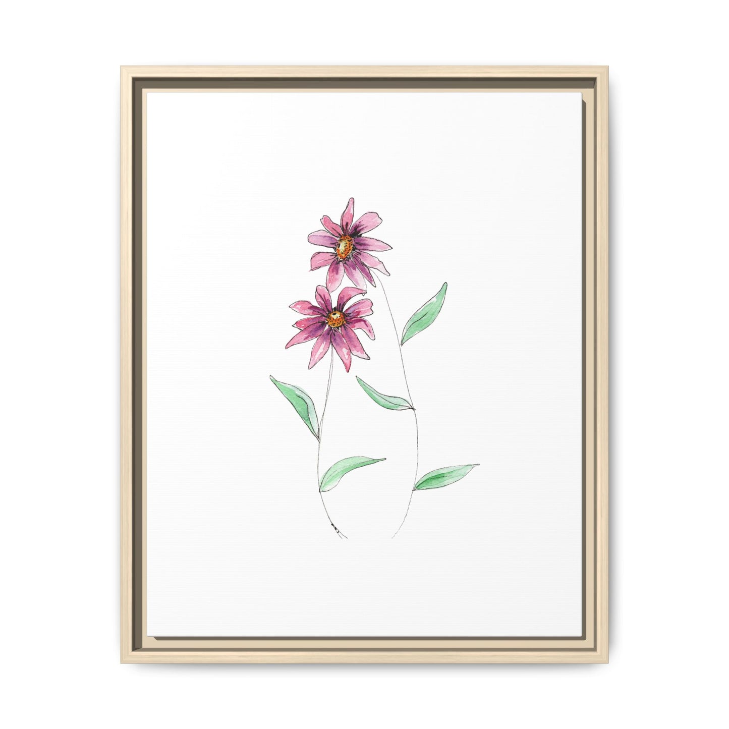 Matte Canvas, Framed (Multi-color)