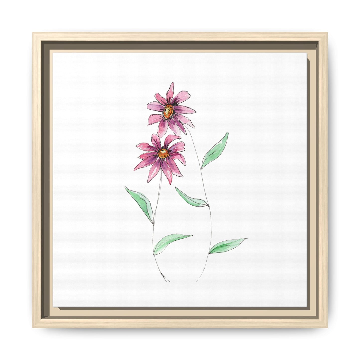 Matte Canvas, Framed (Multi-color)